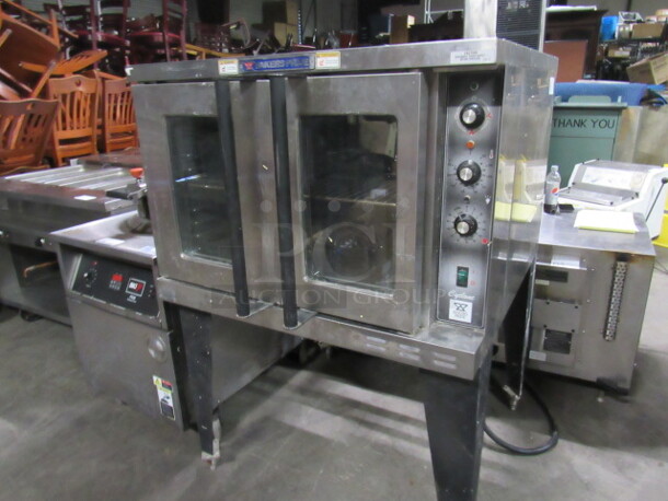One Bakers Pride Electric Convection Oven, With 2 Racks. 208 Volt. 1 or 3 Phase. Model# 4548COER21. 38X38X55.5 - Image 2 of 4