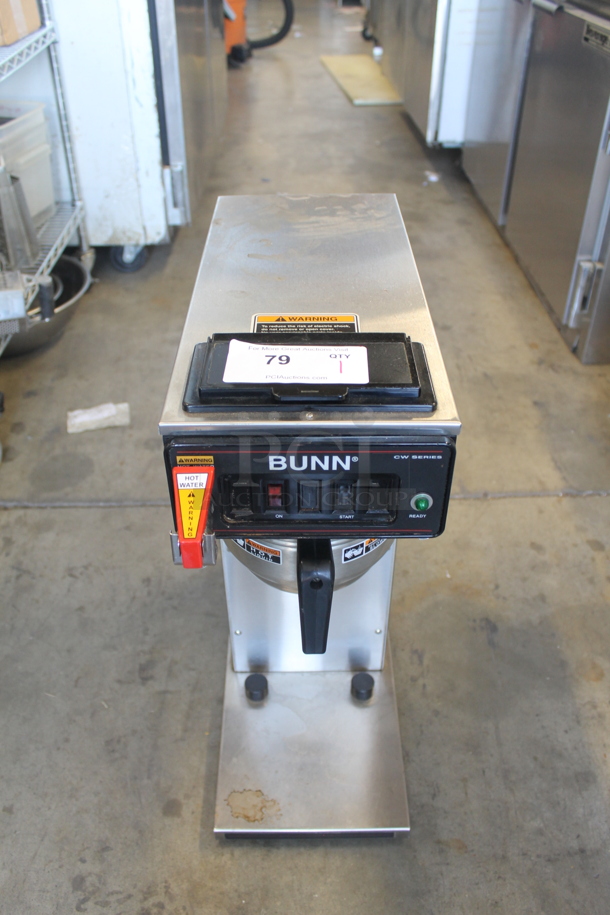 2012 BUNN CWTF15-APS Commercial Stainless Steel Airpot Coffee Brewer. 120V, 1 Phase. 