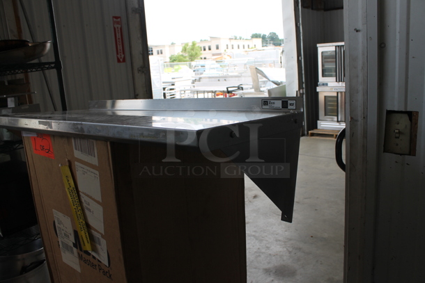 John Boos Stainless Steel Commercial Wall Mount Shelf. - Image 3 of 4