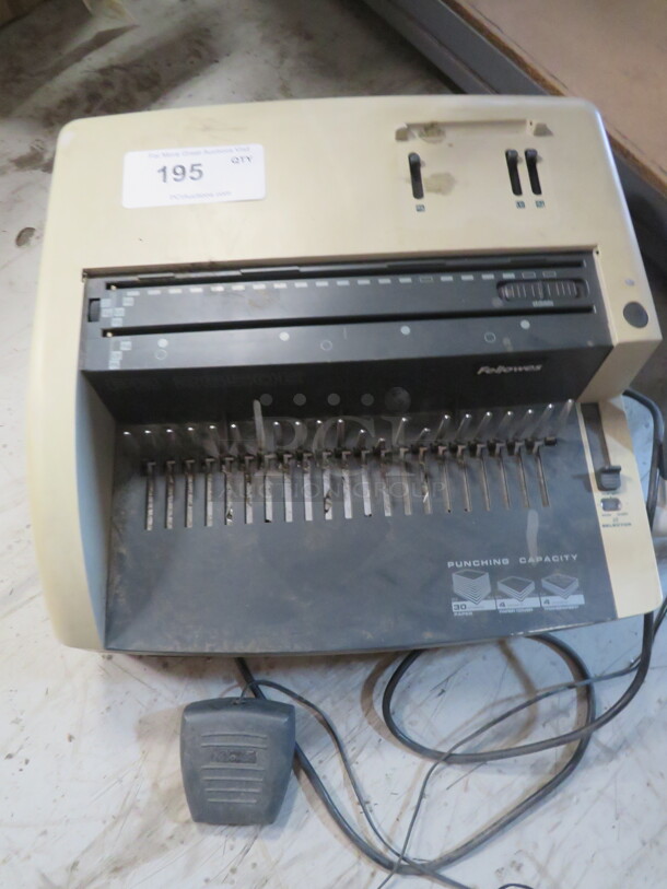 One Fellows Binding Machine. #PB2650E. - Image 1 of 1