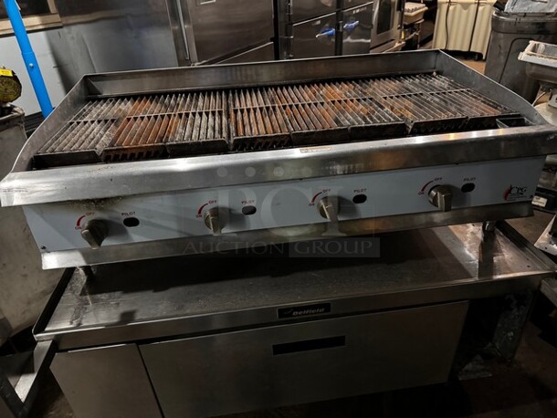 CPG CBL48 48" Natural Gas Lava Briquette Charbroiler (Stand not included) 48X27X15 - Image 1 of 6
