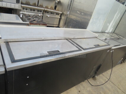 One Fagor 2 Door Bottle Box. Model# FBC-65. 115 Volt. 65.5X26.5X37.5