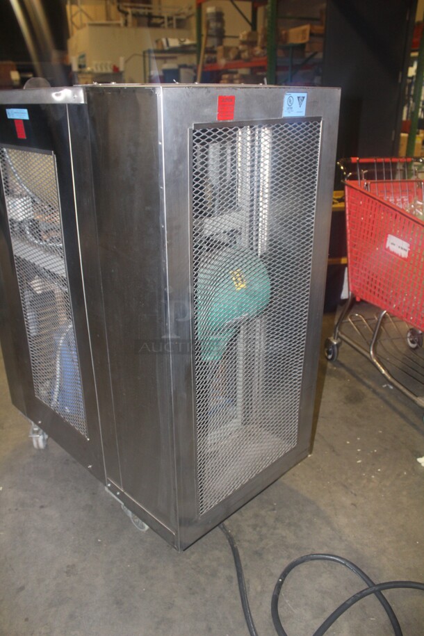 AMAZING! Emery Thompson/Electro Freeze Model 20LA-SP Commercial Stainless Steel Batch Freezer On Casters. 23.5x42x53. 220V/60Hz. 3 Phase. Working When Pulled! - Image 5 of 6