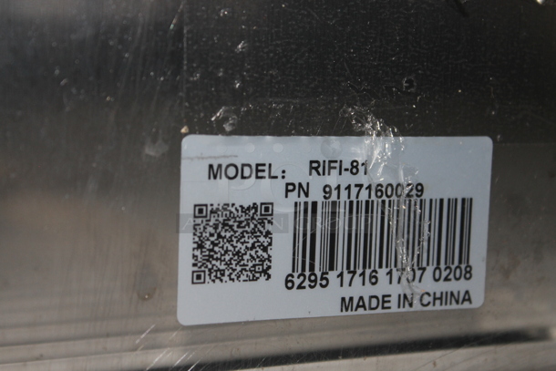 Universal RIFI-81 Stainless Steel Commercial 3 Door Reach In Cooler w/ Poly Coated Racks. Cannot Test Due To Missing Power Cord - Image 7 of 9