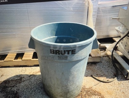 One Brute Trash Can.