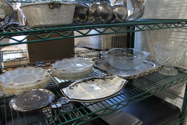 ALL ONE MONEY! Metro Lot of Various Items Including Stainless Steel Drop In Bins, Trays and Dishes. Metro Shelf Not Included. - Image 4 of 7