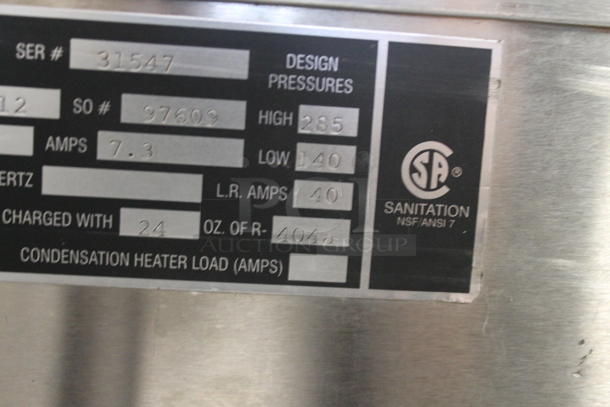 Piper Products F21 Stainless Steel Commercial Tray Return. 120 Volts, 1 Phase. Cannot Test - Unit Was Previously Hardwired - Image 7 of 7