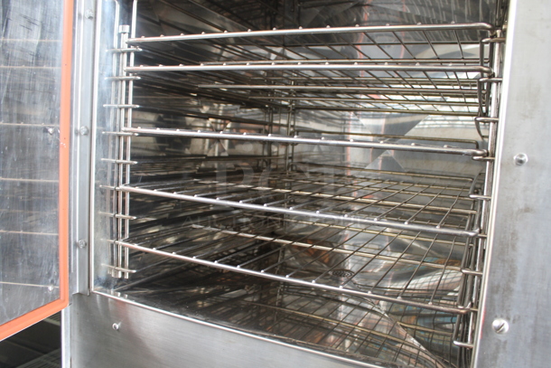 Groen CC20-E Stainless Steel Commercial Electric Powered Combination Steamer Oven on Commercial Casters. 240 Volts, 3 Phase. - Image 4 of 7