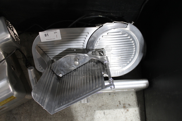 Globe Chefmate GC 512 Stainless Steel Commercial Countertop Automatic Meat Slicer. 115 Volts, 1 Phase. Cannot Test Due To Missing Power Cord - Image 2 of 5