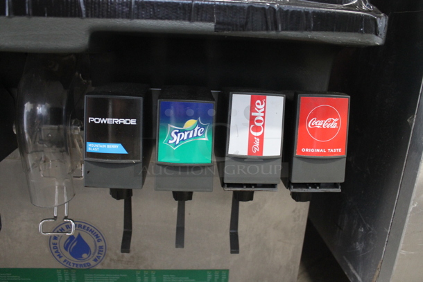 Manitowoc Stainless Steel Commercial Ice Head on Cornelius Stainless Steel Commercial 8 Flavor Carbonated Beverage Machine. - Image 5 of 10