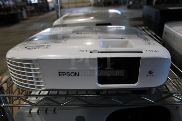 Epson Model H859A LCD Projector. 100-240 Volts, 1 Phase. 12x10x3.5
