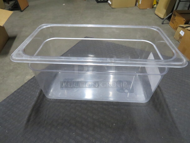 One Winco 1/3 Size 6 Inch Deep Food Storage Container. - Image 1 of 1