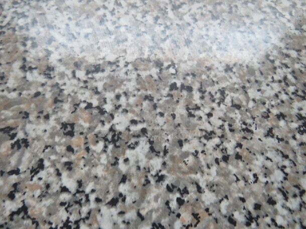 One Round Laminate Table Top On A Pedestal Base. 60X60X29 - Image 2 of 2