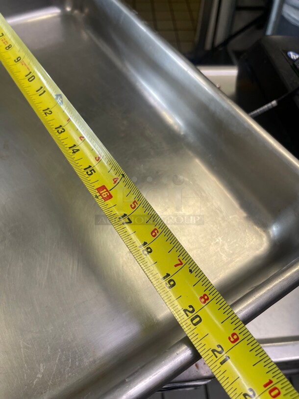 Commercial Deep Full Size Super Pan V Stainless Steel Steam Pan With 8.3 Quart Capacity NSF 12x21x3 - Image 6 of 7