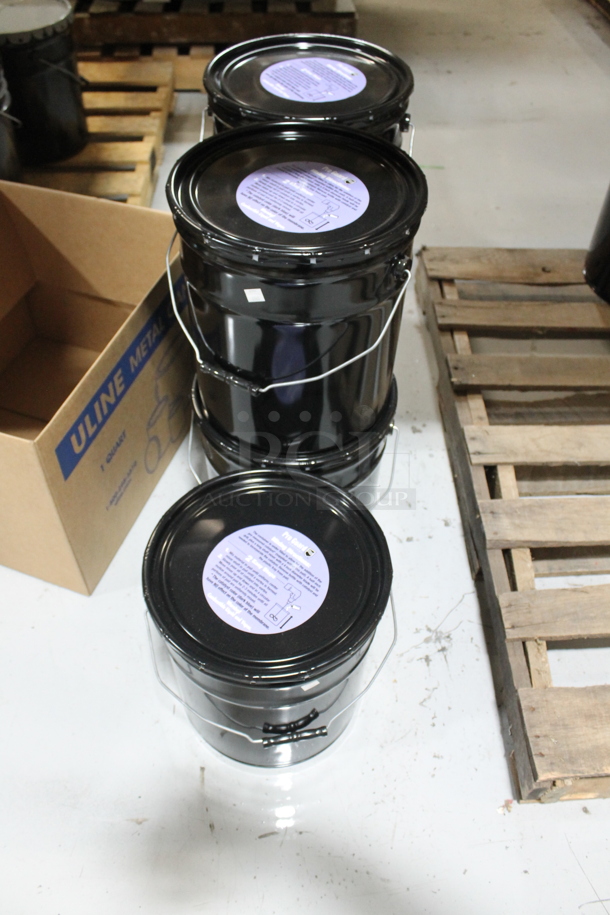 ALL ONE MONEY! Lot of Various Items Including Pallet, Liquid Roof and Cardboard Boxes. BUYER MUST REMOVE. - Image 3 of 5