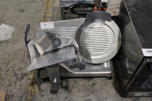 BRAND NEW SCRATCH AND DENT! 2022 Hobart Centerline EDGE14-11 Stainless Steel Commercial Countertop Meat Slicer w/ Blade Sharpener. 115 Volts, 1 Phase. Tested and Working!