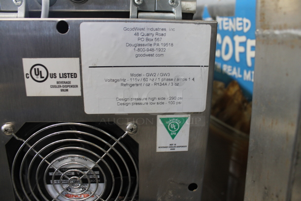 GW2 Stainless Steel Commercial Countertop Cream Dispenser. 115 Volts, 1 Phase. Tested and Working! - Image 4 of 5