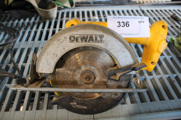 DeWalt Model DW939 Battery Powered 6-1/2