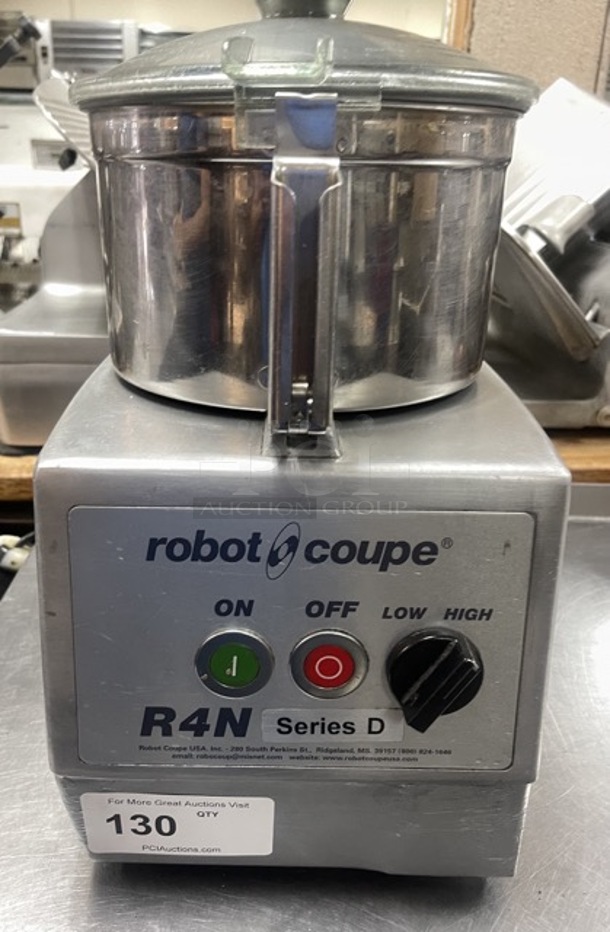 ROBOT COUPE R4n Series D HEAVY DUTY 5.5qt Food Processor.

Fully Tested and Working Condition - Image 2 of 11