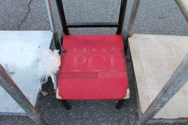 Black Metal Chair Dolly. - Image 2 of 3