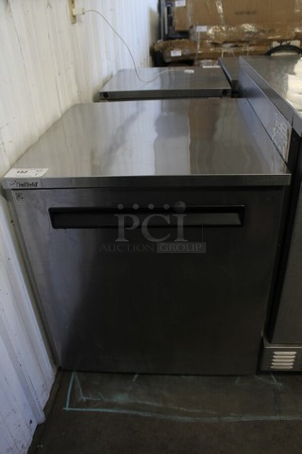 2017 Delfield 406P-STAR2 Stainless Steel Commercial Single Door Undercounter Cooler. 115 Volts, 1 Phase. Tested and Working!