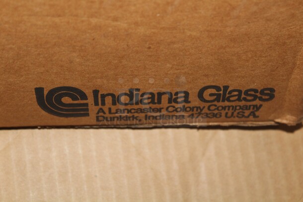 NEW IN BOX! 2 Boxes (12 Count Each) Indiana Glass Heavy Duty Glass Goblets. 24X Your Bid!  - Image 2 of 2