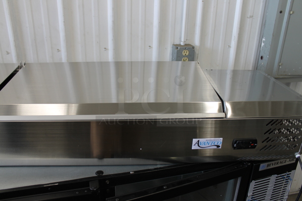 BRAND NEW SCRATCH AND DENT! Avantco 360CPT71 Stainless Steel Commercial Countertop Refrigerated Rail. 115 Volts, 1 Phase. Tested and Working! - Image 3 of 8