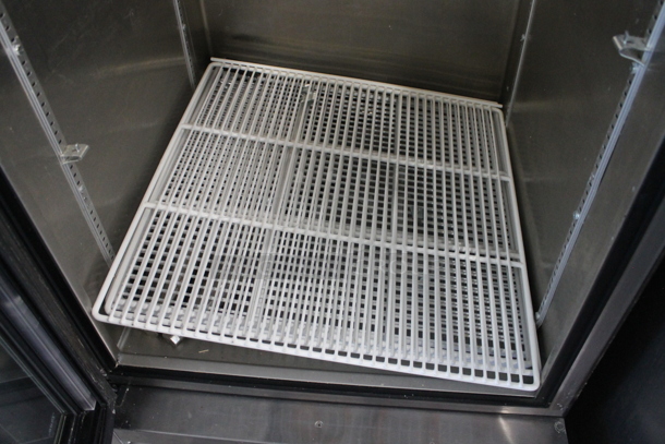 2013 True TS-23G-LD Stainless Steel Commercial Single Door Cooler Merchandiser w/ Poly Coated Racks. 115 Volts, 1 Phase. Tested and Working! - Image 7 of 9