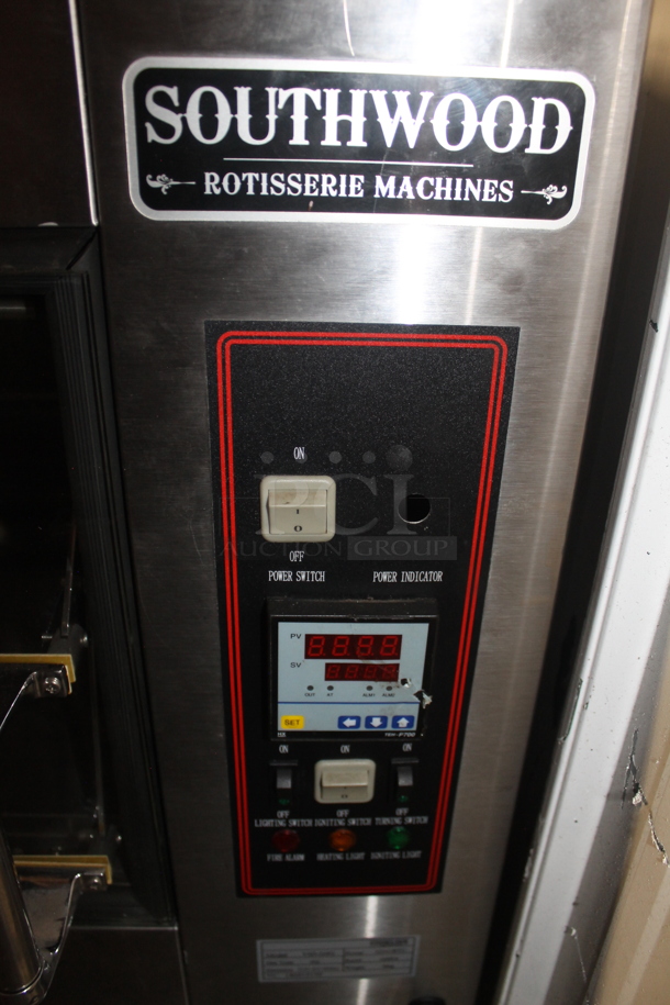 Southwood YSD-268G Stainless Steel Commercial Countertop Natural Gas Powered Rotisserie Oven.  - Image 2 of 5