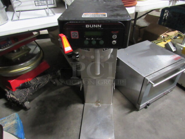 One Bunn Infusion Coffee/Tea Brewer With Filter Basket. Model# ITCB-DV. 10X23X34. $918.71 - Image 1 of 3