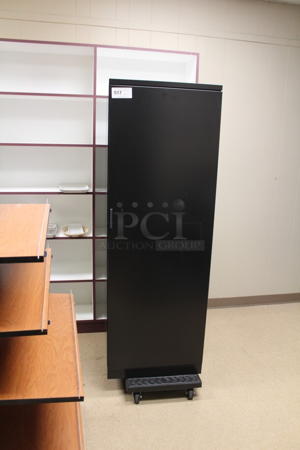 GREAT! 4 Black Cabinets. 23x23x68. 4X Your Bid! 