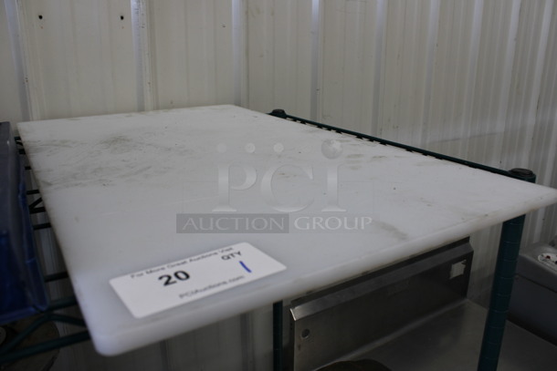 White Cutting Board. 18x30x0.5 - Image 2 of 2