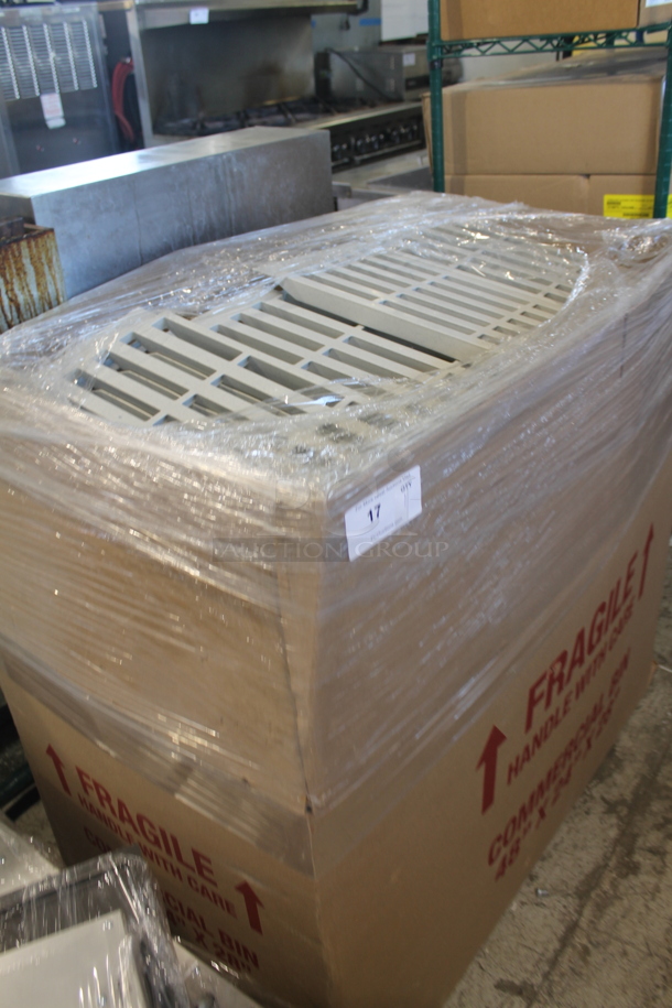 ALL ONE MONEY! Lot of BRAND NEW Gray Poly Shelf Pieces - Image 3 of 5