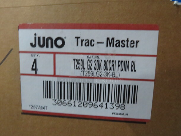 One NEW Juno Trac Master Track Light. # T259L 30K 80CRI PDIM BL. $259.81 - Image 4 of 4