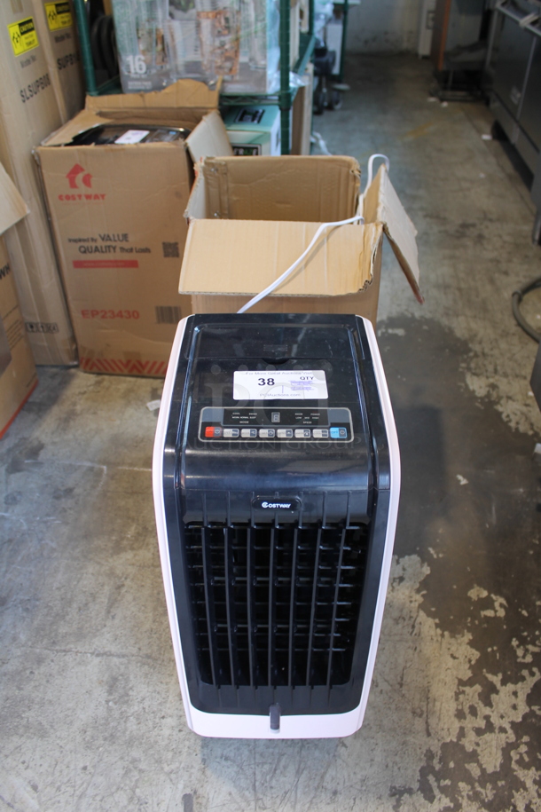 BRAND NEW SCRATCH AND DENT! Costway EP23430 Poly Floor Style Portable Air Cooler. 110-120 Volts, 1 Phase. Tested and Working!