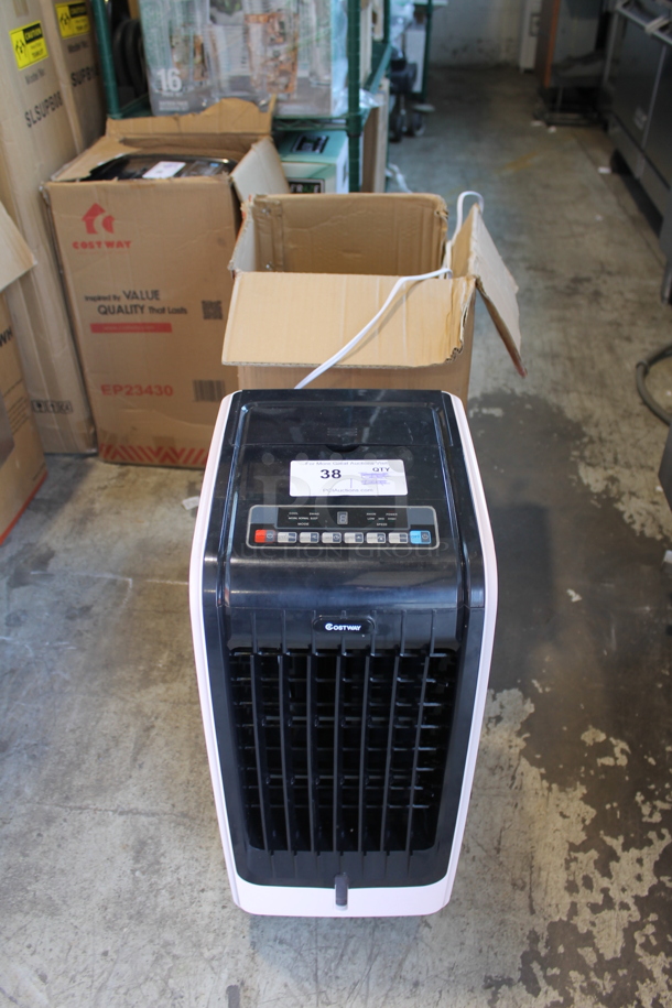 BRAND NEW SCRATCH AND DENT! Costway EP23430 Poly Floor Style Portable Air Cooler. 110-120 Volts, 1 Phase. Tested and Working! - Image 1 of 8