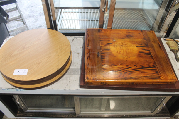 5 Various Wooden Tabletops. Includes 30x24x1. 5 Times Your Bid! - Image 1 of 8