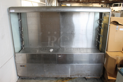Stainless Steel Commercial Open Grab N Go Merchandiser. Does Not Come w/ Remote Compressor.