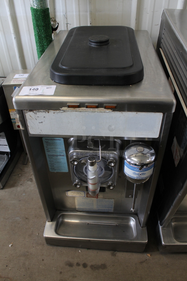 Taylor 340D-27 Stainless Steel Commercial Countertop Air Cooled Single Flavor Frozen Beverage Slushie Machine w/ Drink Mixing Attachment. 208-230 Volts, 1 Phase. - Item #1098584