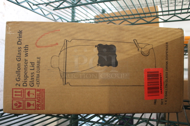 ALL ONE MONEY! Tier Lot of Various BRAND NEW SCRATCH AND DENT! Items Including 2 Glass Drink Dispenser, Canister Set  - Image 2 of 4