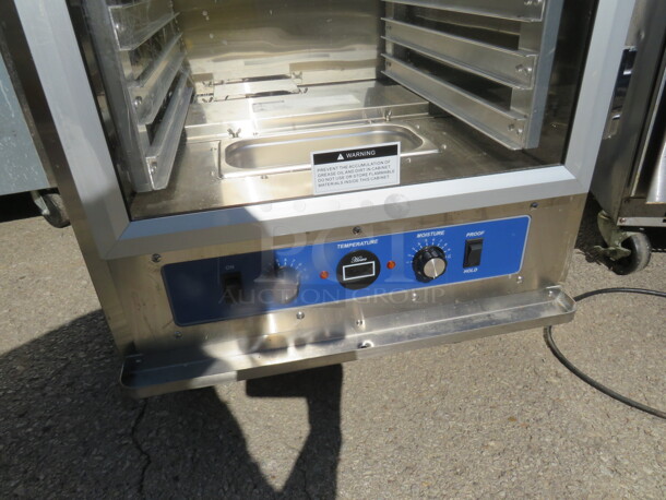 One Cook Rite 1 Door Insulated Proofing Cabinet On Casters. Model# ATHC-18-P. 120 Volt. 25X31X70 - Image 2 of 3