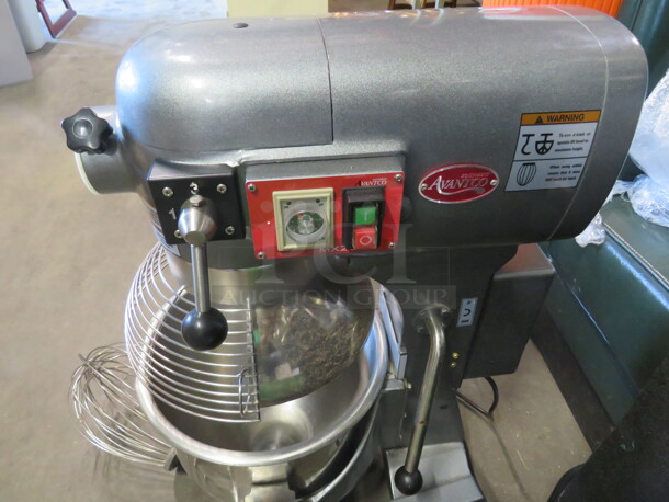 One Avantco 20 Quart Mixer With Bowl, Guard, Whip Paddle And Hook. 120 Volt. Model# 177MX20H. - Image 3 of 6