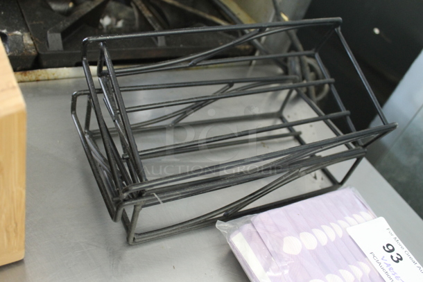 ALL ONE MONEY! Lot of Various Items Including Metal Mesh Round Pizza Baking Sheets and Wood Bin - Image 5 of 5