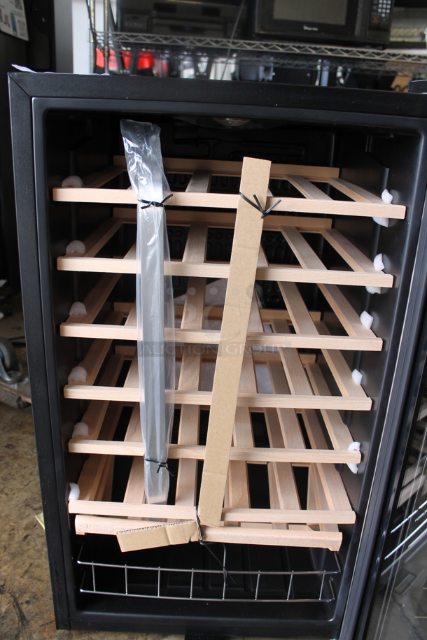 BRAND NEW SCRATCH AND DENT! Whynter FWC-341TS Freestanding 34 Bottle Wine Cooler Merchandiser w/ Touch Screen. 115 Volts, 1 Phase. Tested and Working! - Image 2 of 4