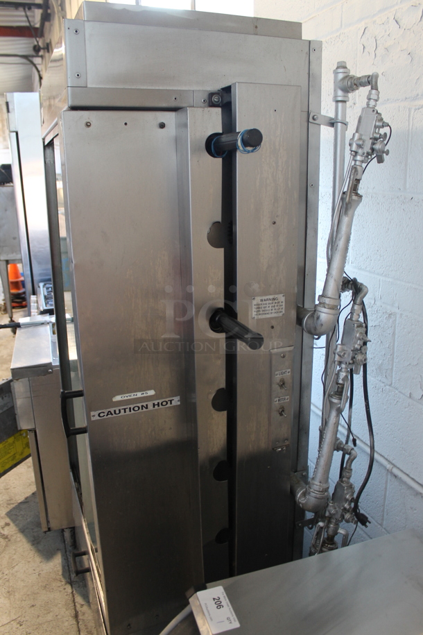 Old Hickory N/7 Stainless Steel Commercial Natural Gas Powered Rotisserie Oven. 40,000 BTU. - Image 2 of 6