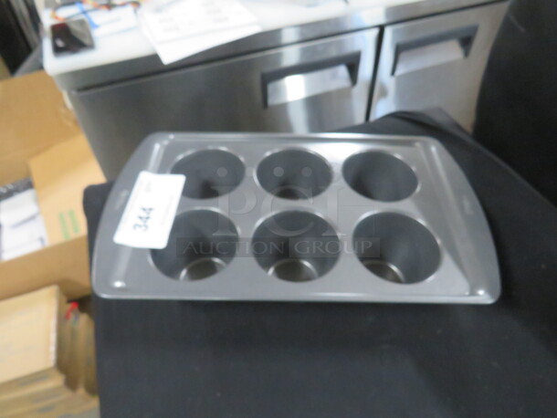 One NEW Wilton 6 Hole DEEP Muffin Pan. - Image 1 of 2