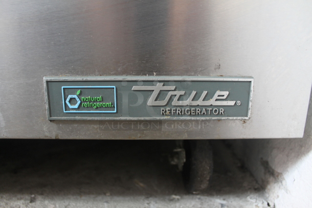 2020 True TWT-27D-2-HC Stainless Steel Commercial 2 Drawer Work Top Cooler w/ Back Splash on Commercial Casters. 115 Volts, 1 Phase. Tested and Working! - Image 5 of 7