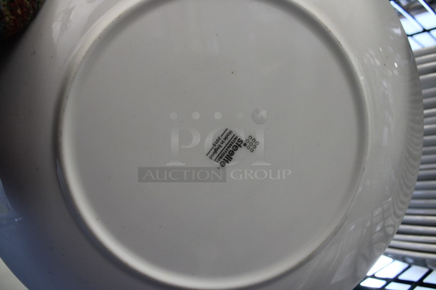 24 White Ceramic Plates. 10x10x1. 24 Times Your Bid! - Image 3 of 3
