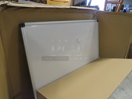 One NEW 48X36 Aluminum Framed Magnetic Dry Erase Board. 