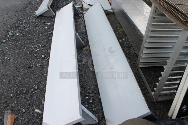 BRAND NEW SCRATCH AND DENT! Stainless Steel Commercial Wall Mount Shelf. - Image 2 of 2